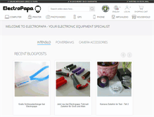 Tablet Screenshot of electropapa.com